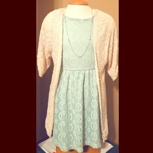 Easter Outfit- Medium Dress and Small Cardigan